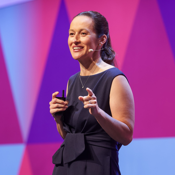 Nicola Winter auf der Bühne beim ECR Tag 2025