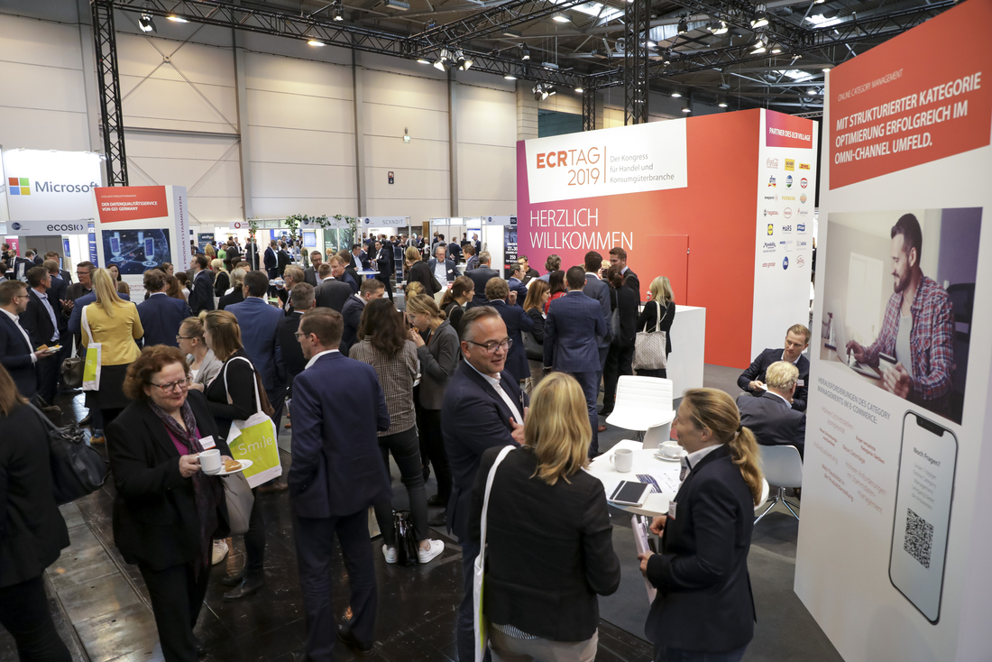 ECR Tag 2019 Besucher Besucher an verschiedenen Ständen auf dem ECR Tag 2019.